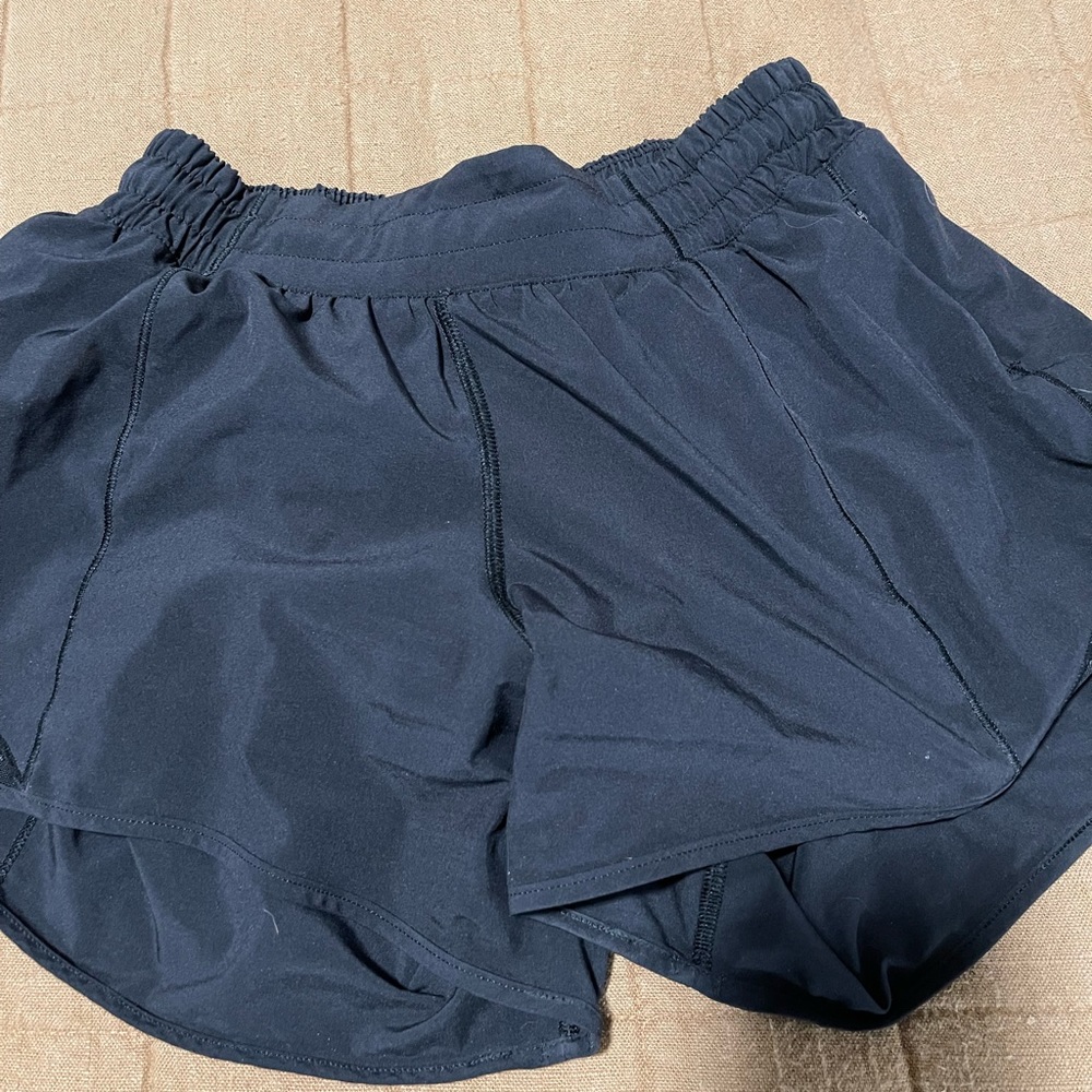 Black Lululemon shorts in perfect condition